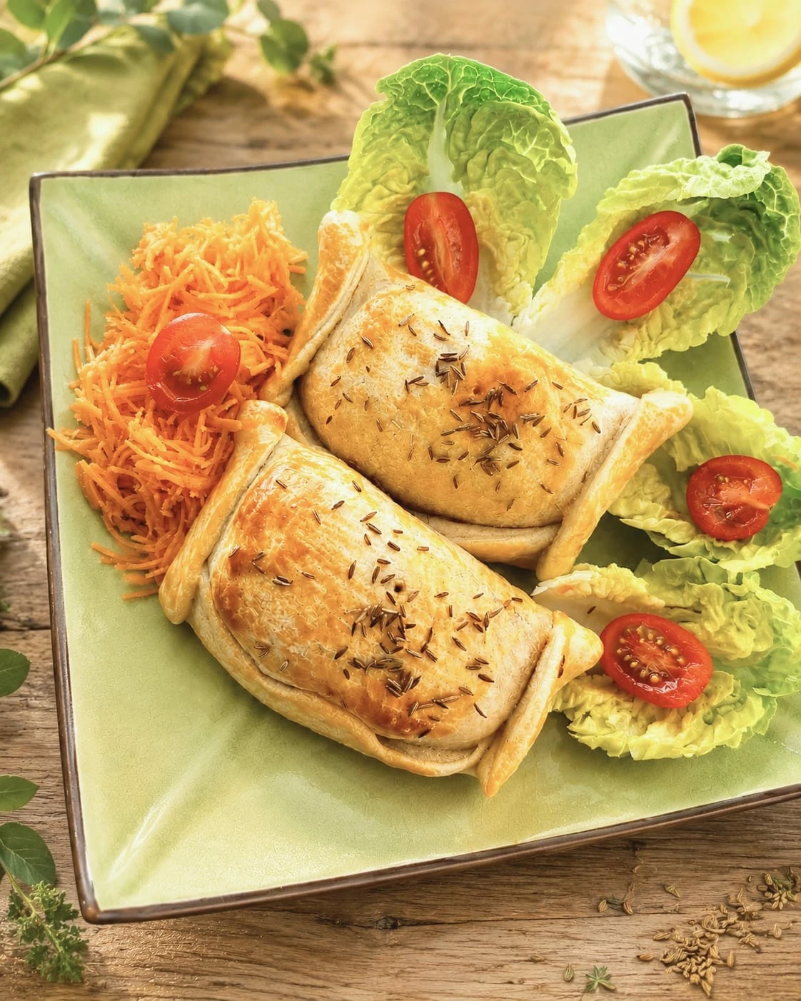 Deux empanadas maison préparées par Lorena
